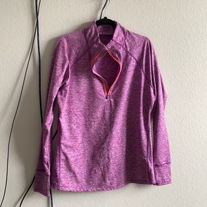 Pullover 1/4 zip thin sweater